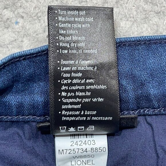 Paige Jeans Men 38 Blue Croft Lionel Skinny Transcend Washed Denim Stretch 38x32 - Picture 10 of 16